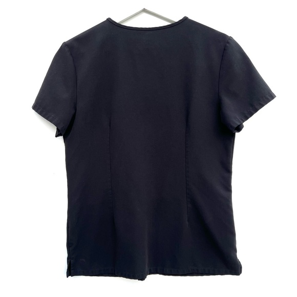 Figs Scrub Casma V-Neck Top Black Size X-small - Picture 5 of 12